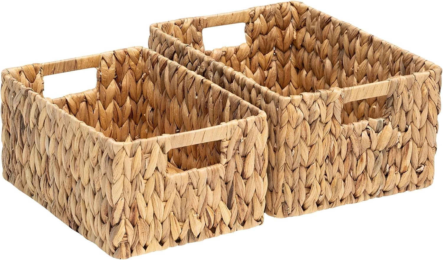 UTILIZE WOVEN BASKETS FOR ORGANIZATION