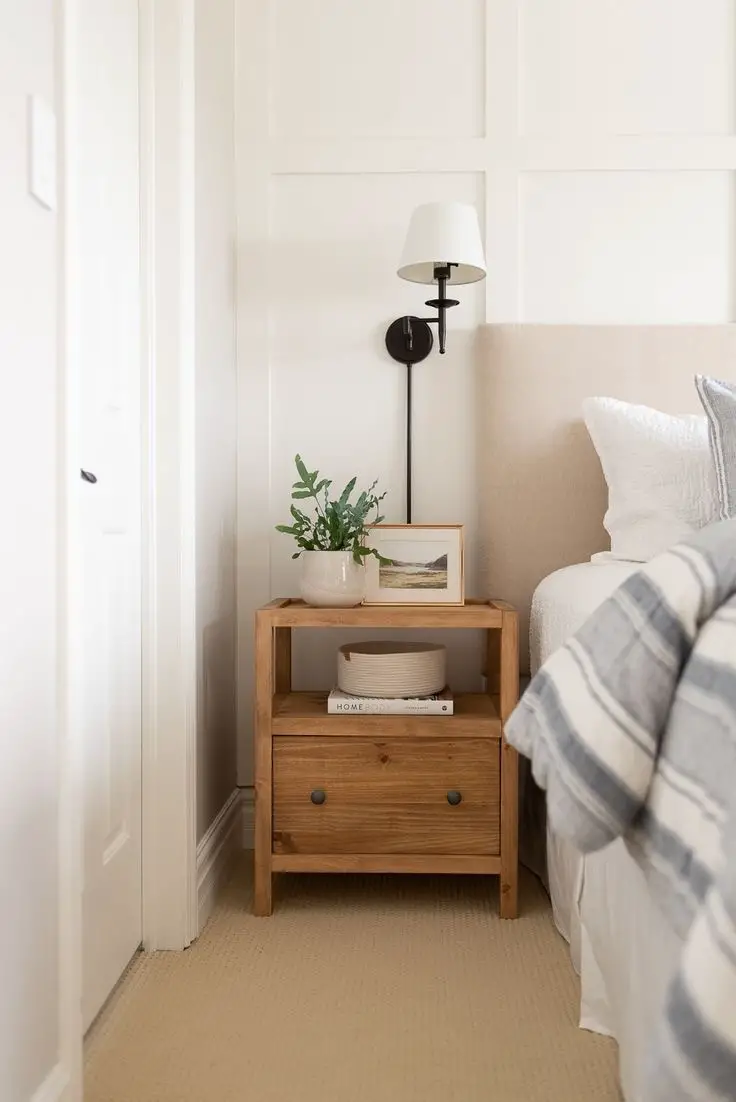 OPEN SHELF NIGHTSTAND