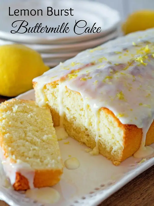 Lemon Burst Buttermilk Cake