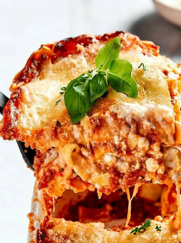 Lasagna with Cottage Cheese