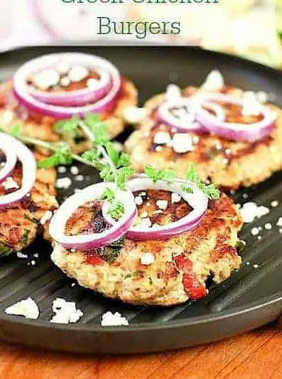 Greek Chicken Burgers