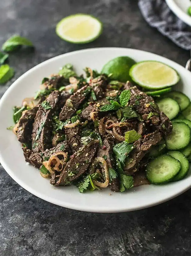 Thai Beef Salad (Nam Tok)