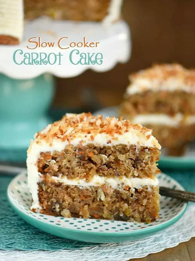 Slow Cooker Carrot Cake