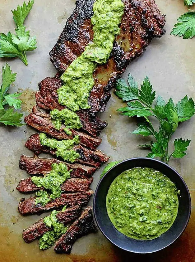 Skirt Steak Marinade with Chimichurri