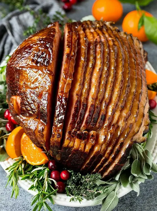 Baked Ham with Brown Sugar