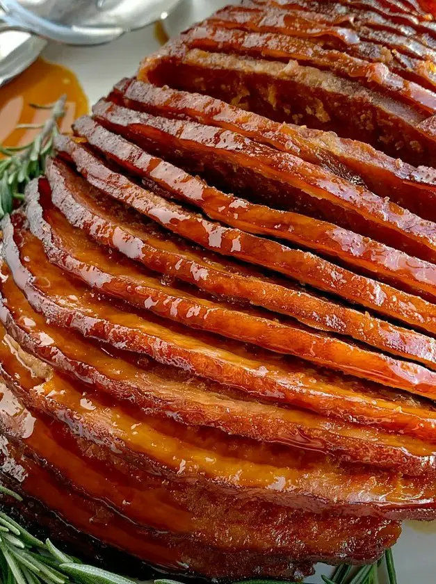 Slow Cooker Honey Glazed Ham