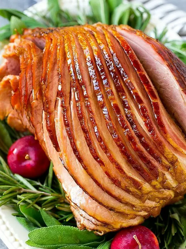 Crock Pot Ham with Brown Sugar