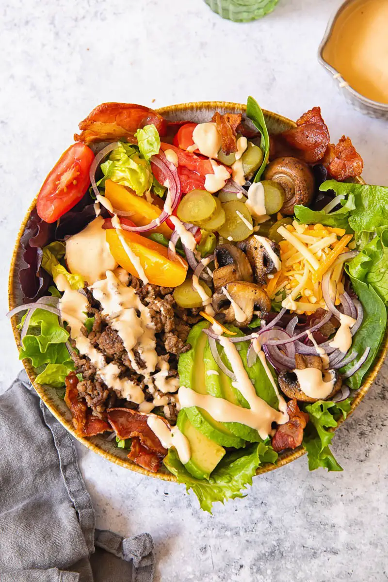 BURGER IN A BOWL