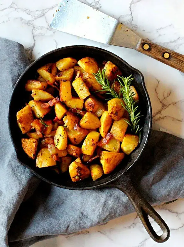 Savory Cast Iron Skillet Potatoes