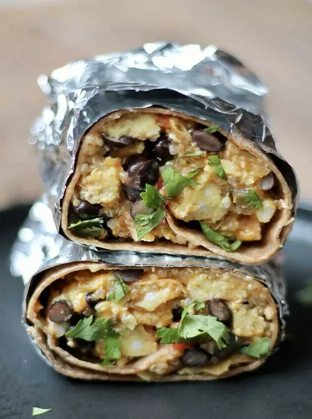 Vegetarian Breakfast Burrito