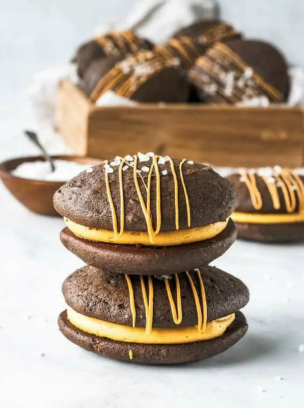 Salted Caramel Whoopie Pies