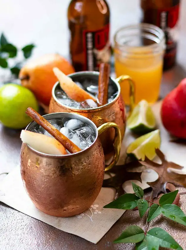 Spiced Pear Moscow Mule