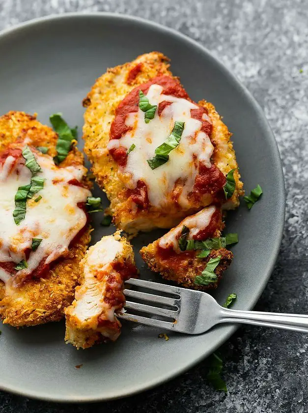 Crispy Air Fryer Chicken Parmesan