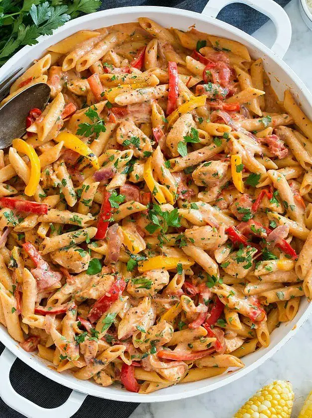 One Pot Cajun Chicken Pasta