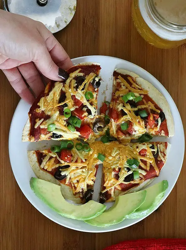 Vegan Mexican Pizza