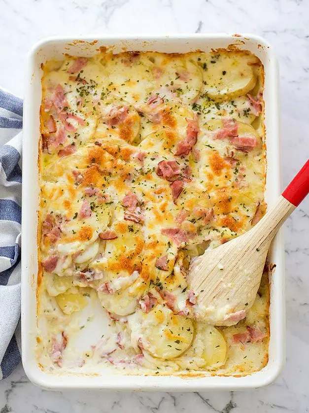 Scalloped Potatoes and Ham