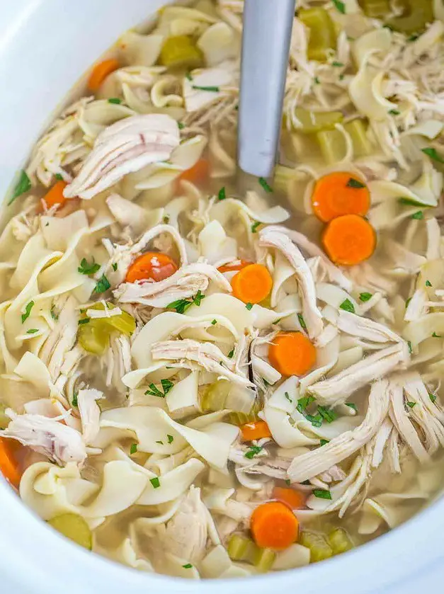 Crockpot Chicken Noodle Soup