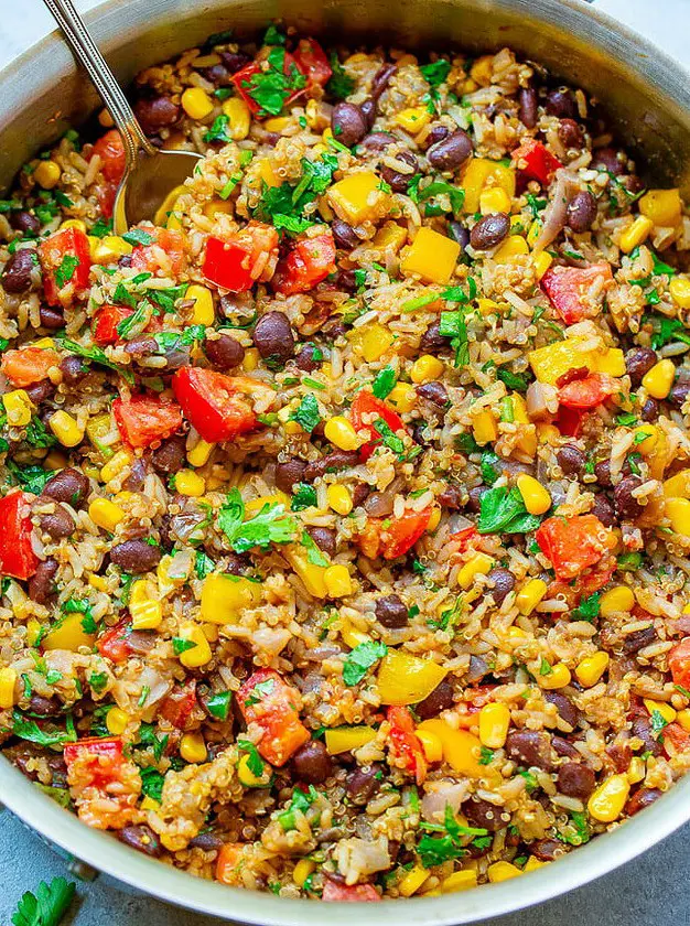 Mexican Rice and Black Beans Medley