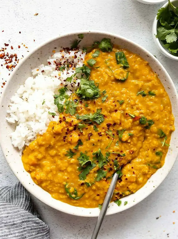 Vegan Red Lentil Dahl