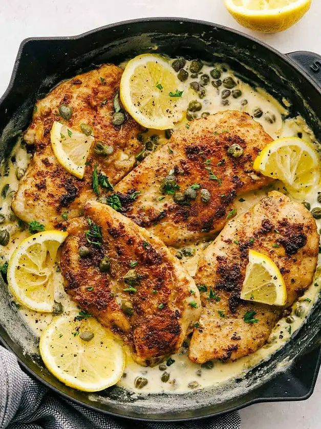 Creamy Lemon Chicken Piccata