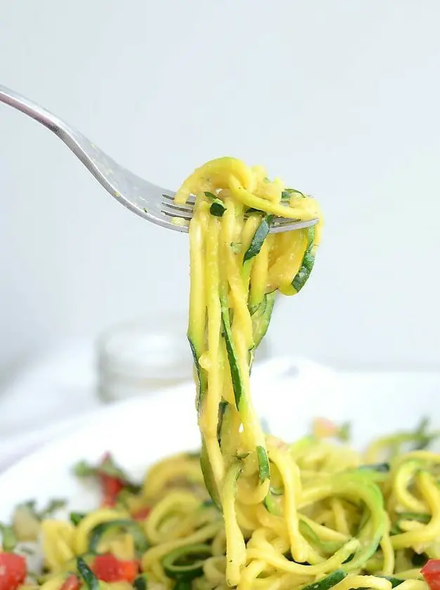 Cheesy Vegan Zoodles