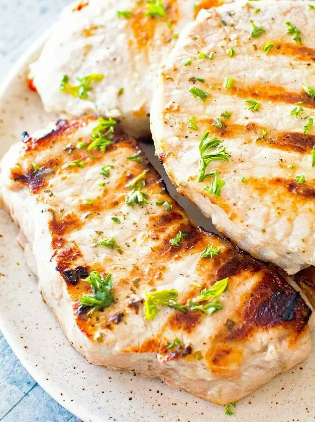 Grilled Ranch Pork Chops