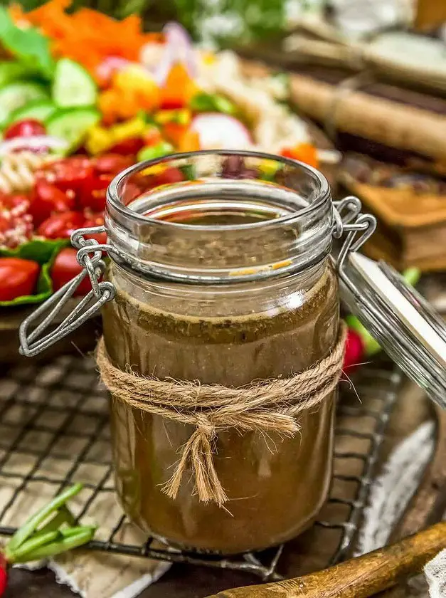 Oil Free Basil Balsamic Vinaigrette