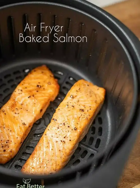 Healthy Air Fryer Baked Salmon