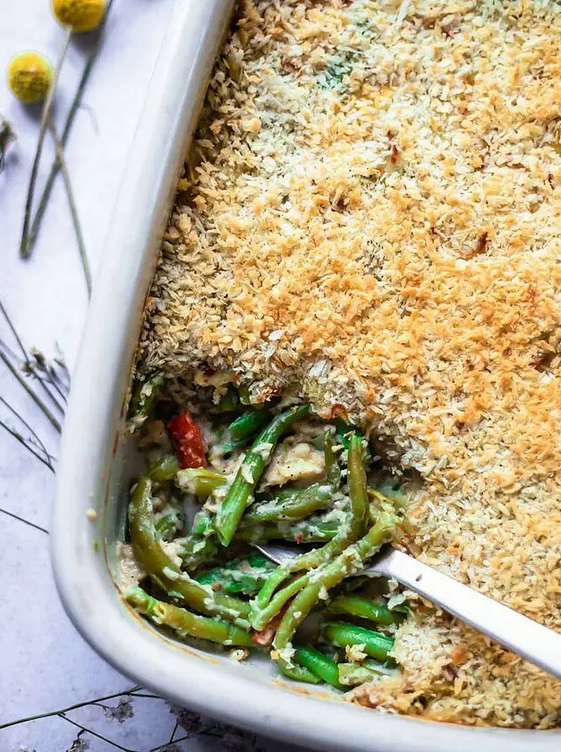 Cheesy Green Bean Casserole