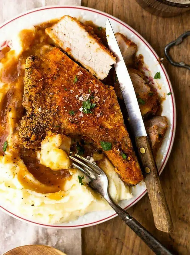 Homemade Shake and Bake Pork Chops