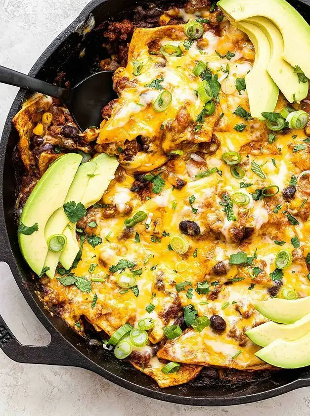 Beef Enchilada Skillet