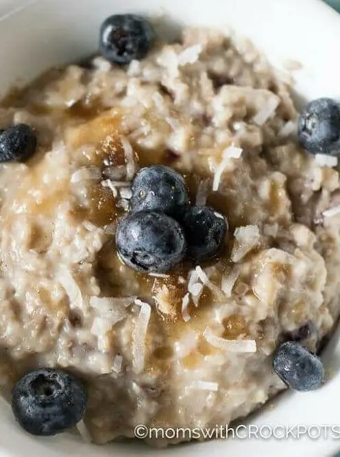 Crockpot Blueberry Oatmeal