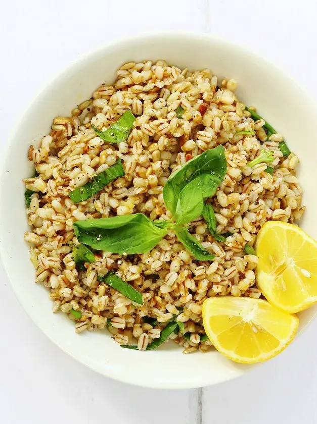 Lemon, Basil and Barley Salad