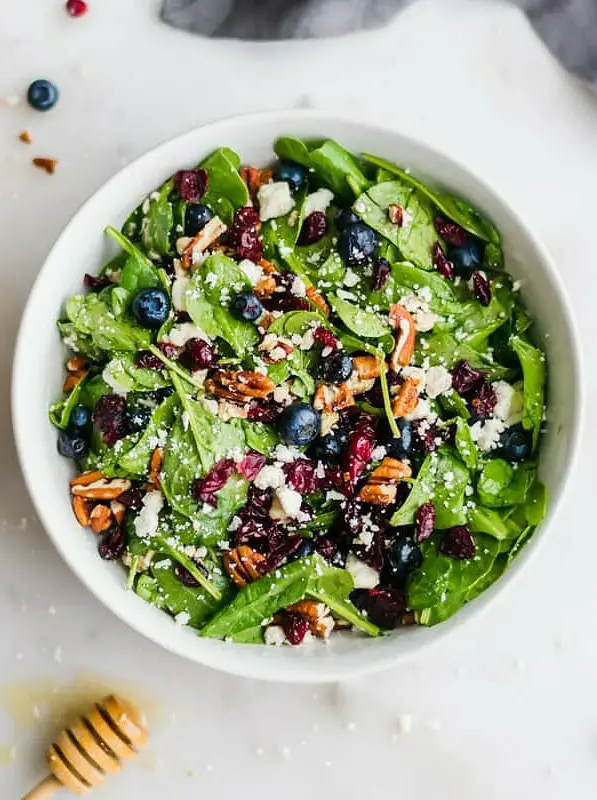 Blueberry Spinach Salad