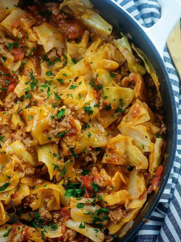 Cheesy Cabbage Casserole