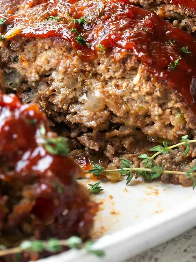 Ritz Cracker Meatloaf