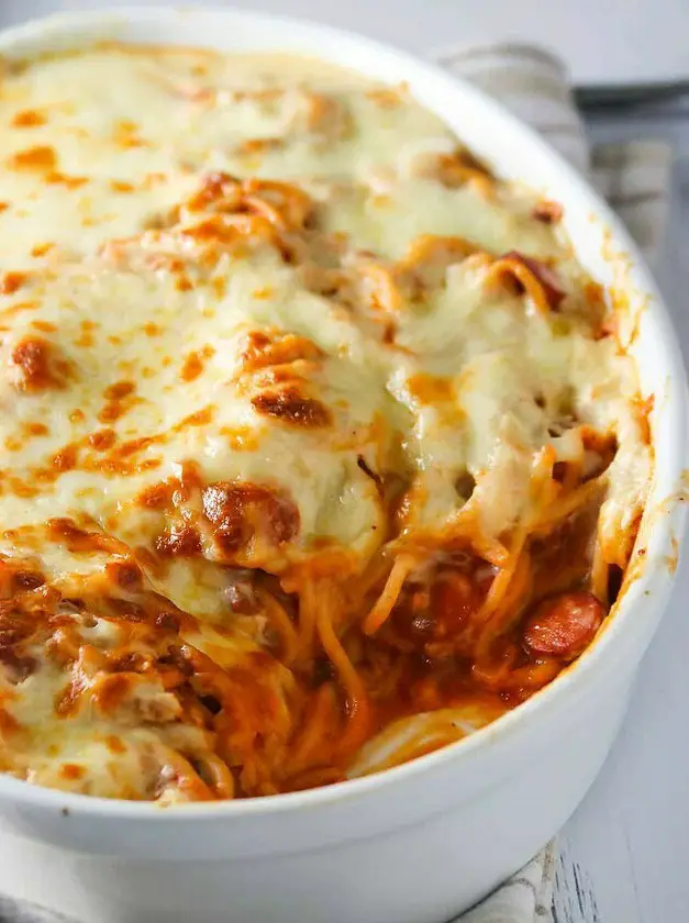 Filipino Baked Spaghetti