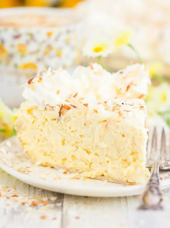 No Bake Easy Coconut Cream Pie