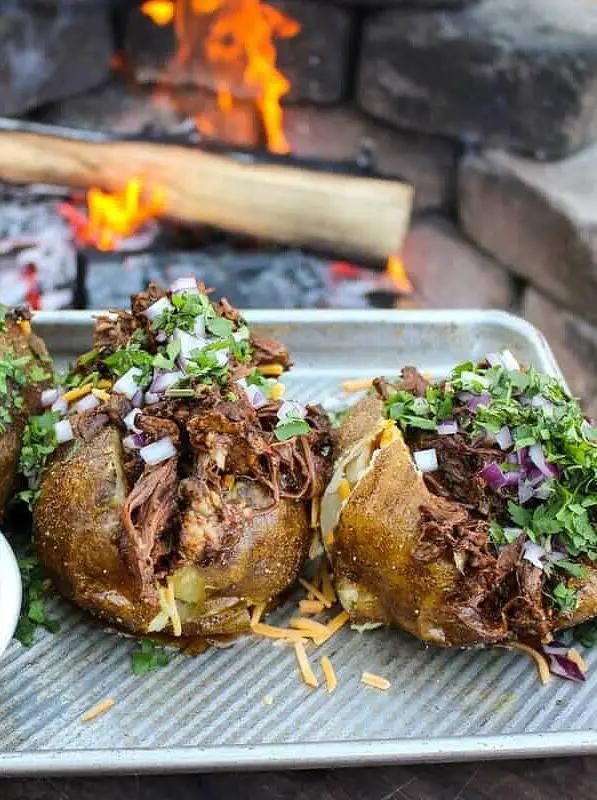 Birria Baked Potato