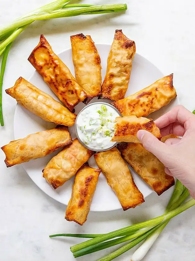 Buffalo Chicken Wontons