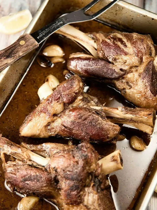 Roasted Lamb Shanks