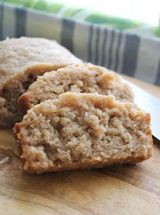 Glazed Apple Cinnamon Oatmeal Bread