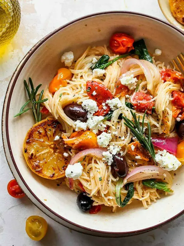 Weeknight Mediterranean Pasta