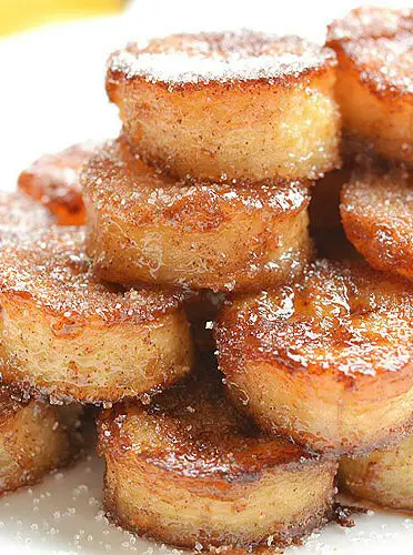 Pan Fried Cinnamon Bananas