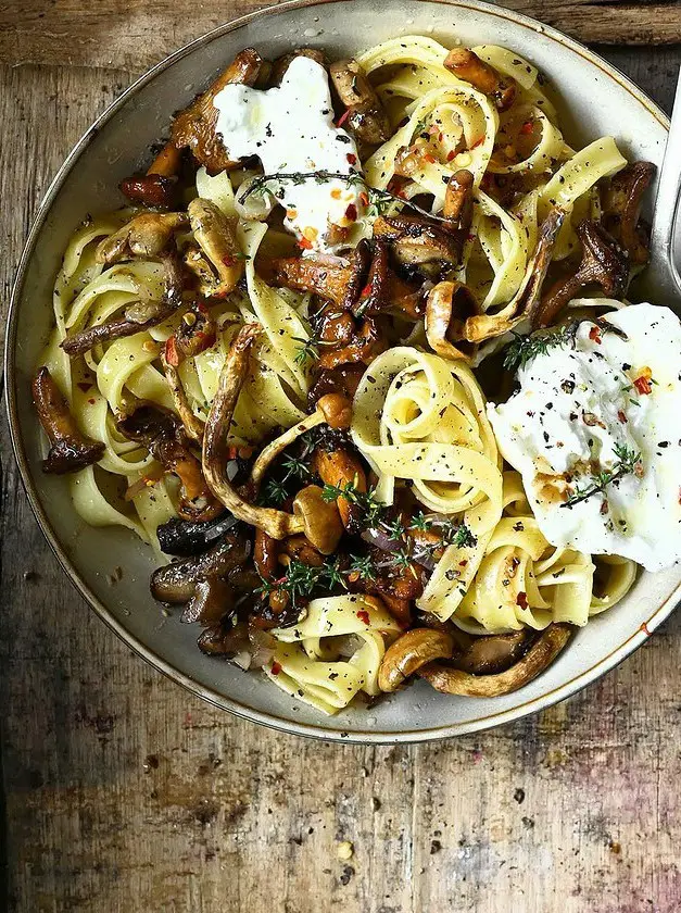 Balsamic Wild Mushroom Pasta