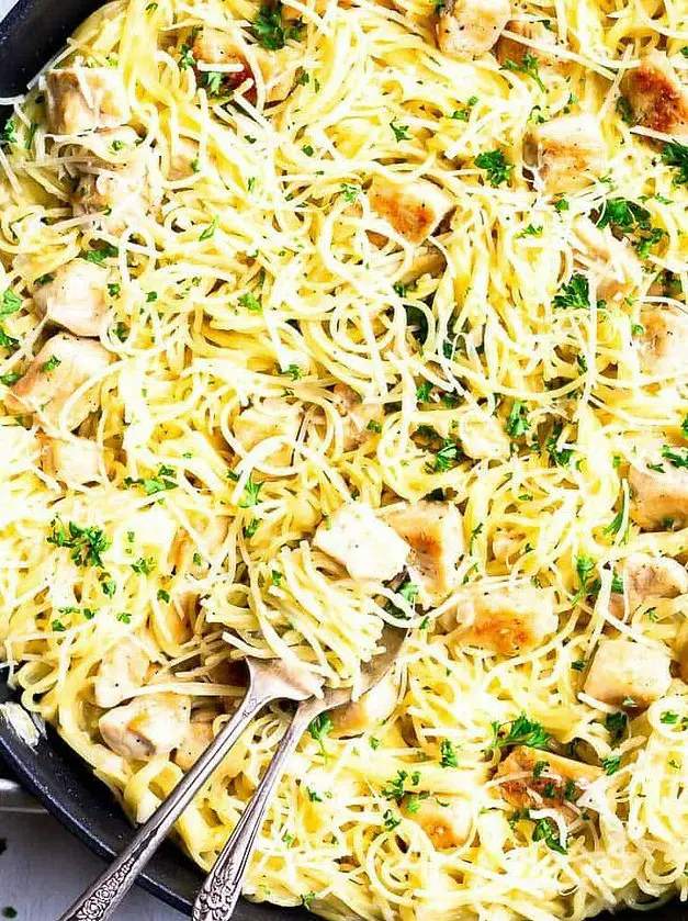 Garlic Chicken Pasta