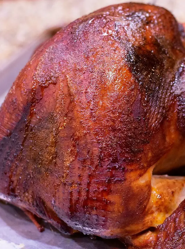 Bourbon Brined Smoked Turkey