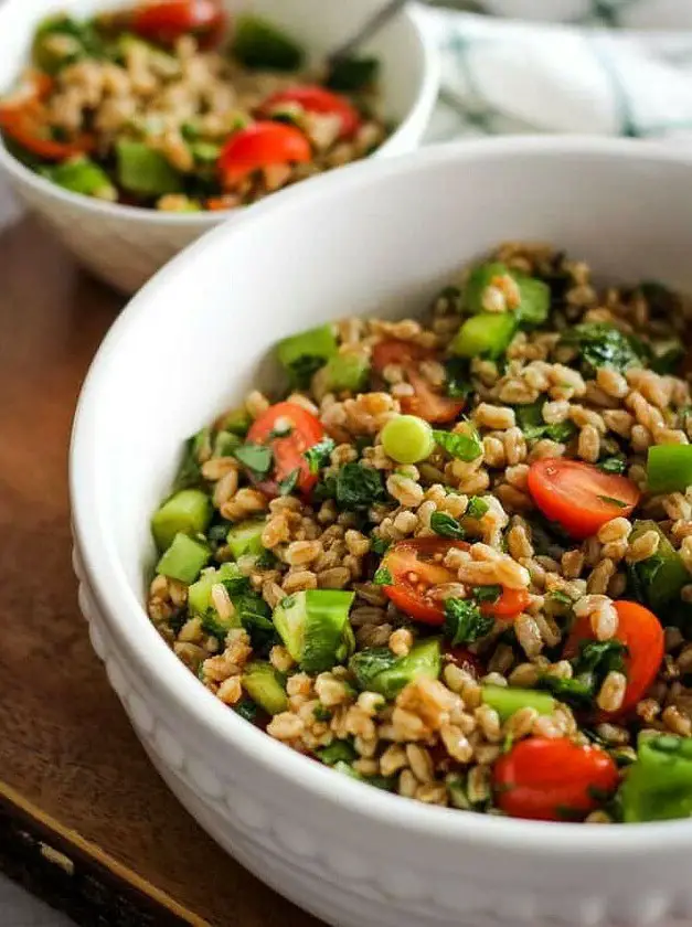 Mediterranean Farro Salad