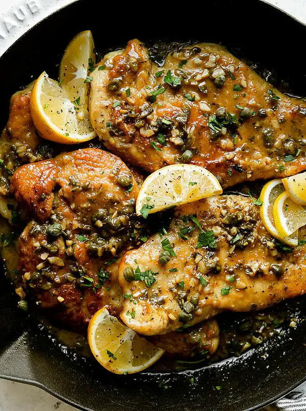 Meyer Lemon Chicken Piccata