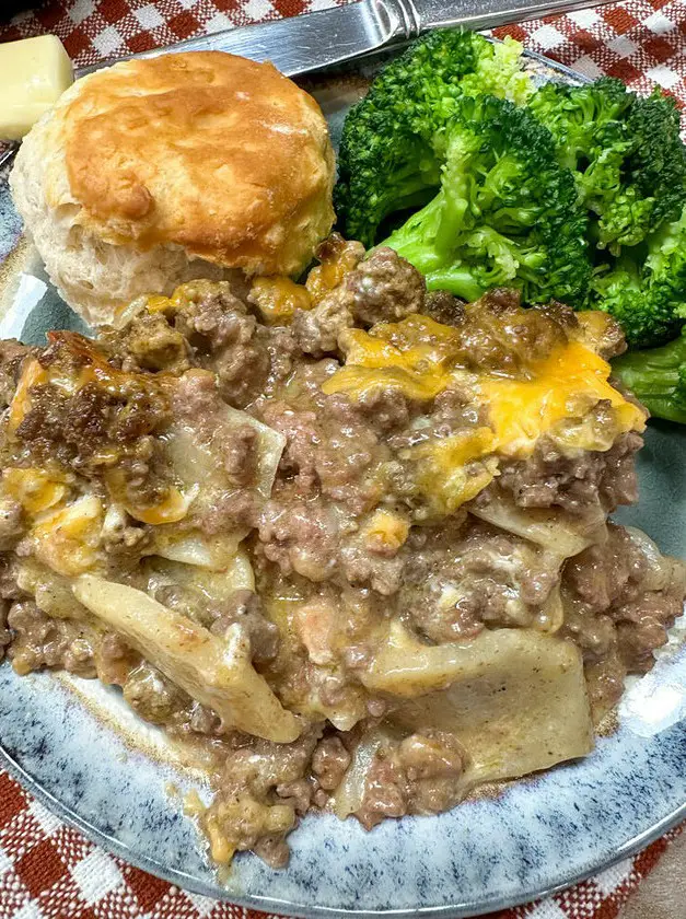 Ground Beef and Potato Casserole